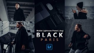 BLACK PARIS Mobile Lightroom Presets of 2021 for Free